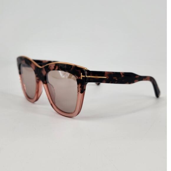 Tom Ford Julie Semi Cat Eye Tortoise Shell Women's Sunglasses - Picture 5 of 13